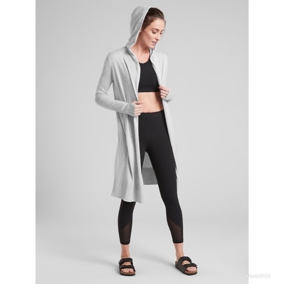 Athleta Enlighten Hooded Duster Long 